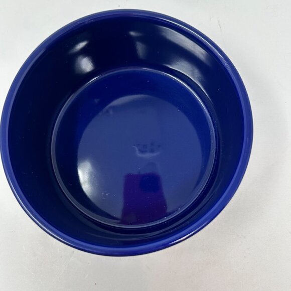 Rae Dunn NOSH Pet Bowl Ceramic Blue Artisan Collection By Magenta Dog Cat Gift - Picture 6 of 11